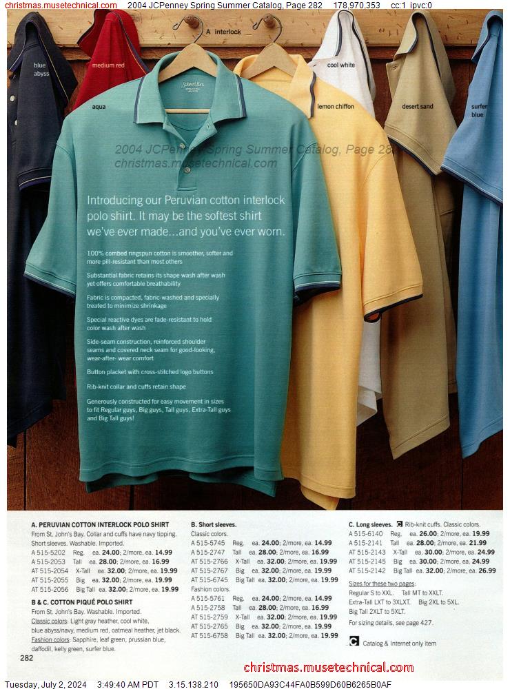2004 JCPenney Spring Summer Catalog, Page 282