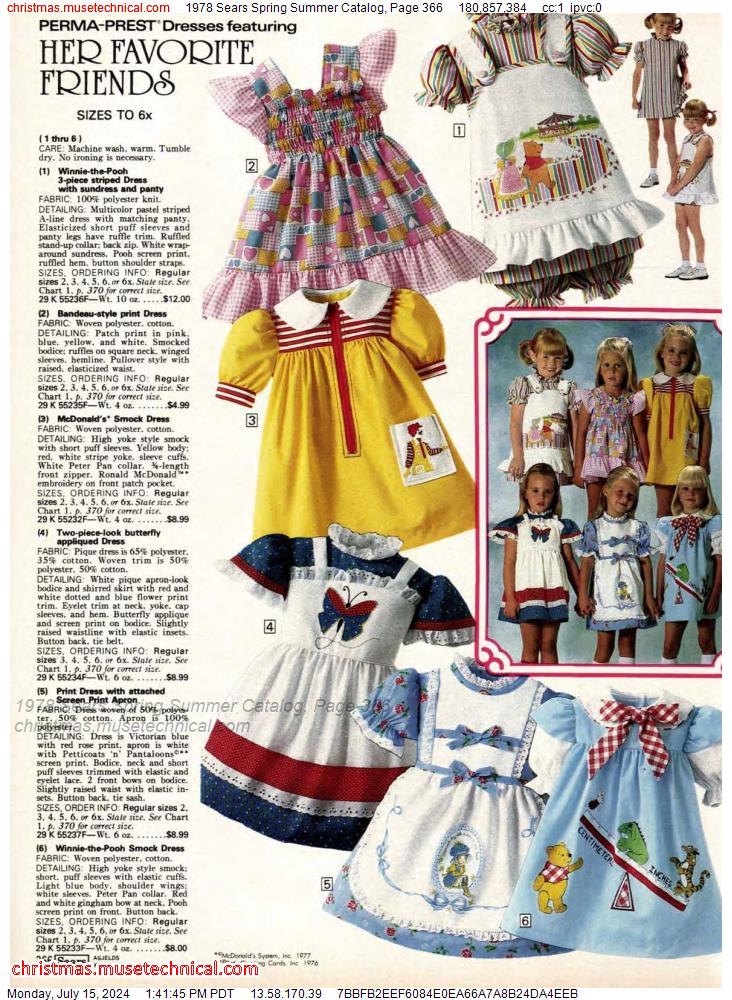 1978 Sears Spring Summer Catalog, Page 366