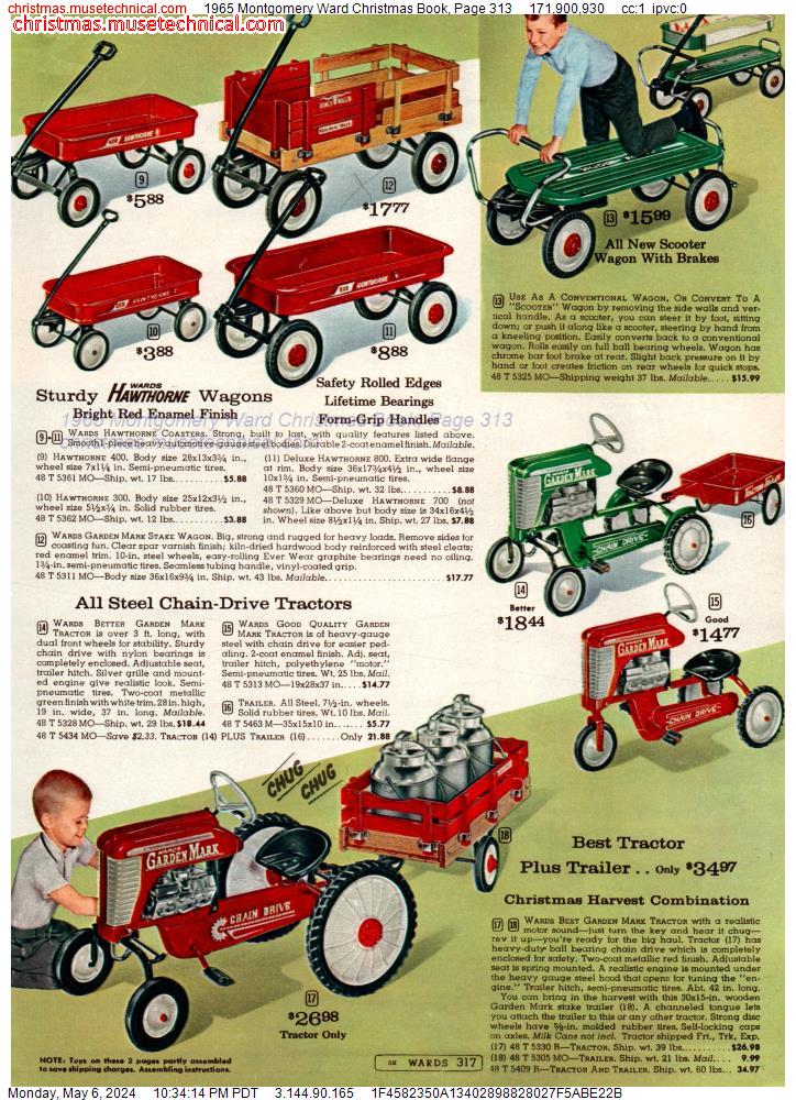 1965 Montgomery Ward Christmas Book, Page 313
