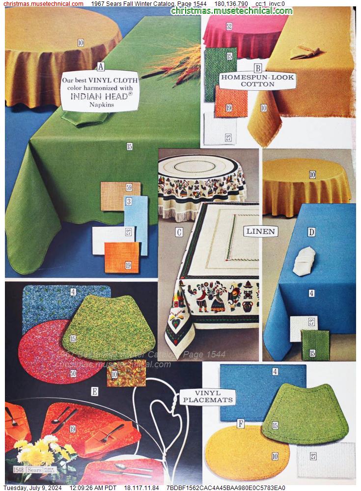 1967 Sears Fall Winter Catalog, Page 1544