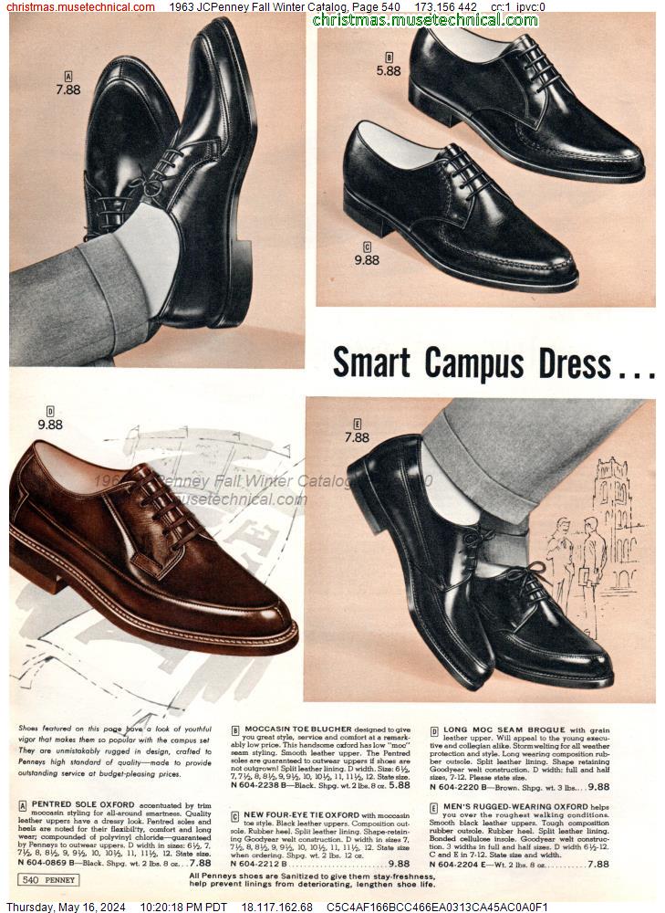 1963 JCPenney Fall Winter Catalog, Page 540