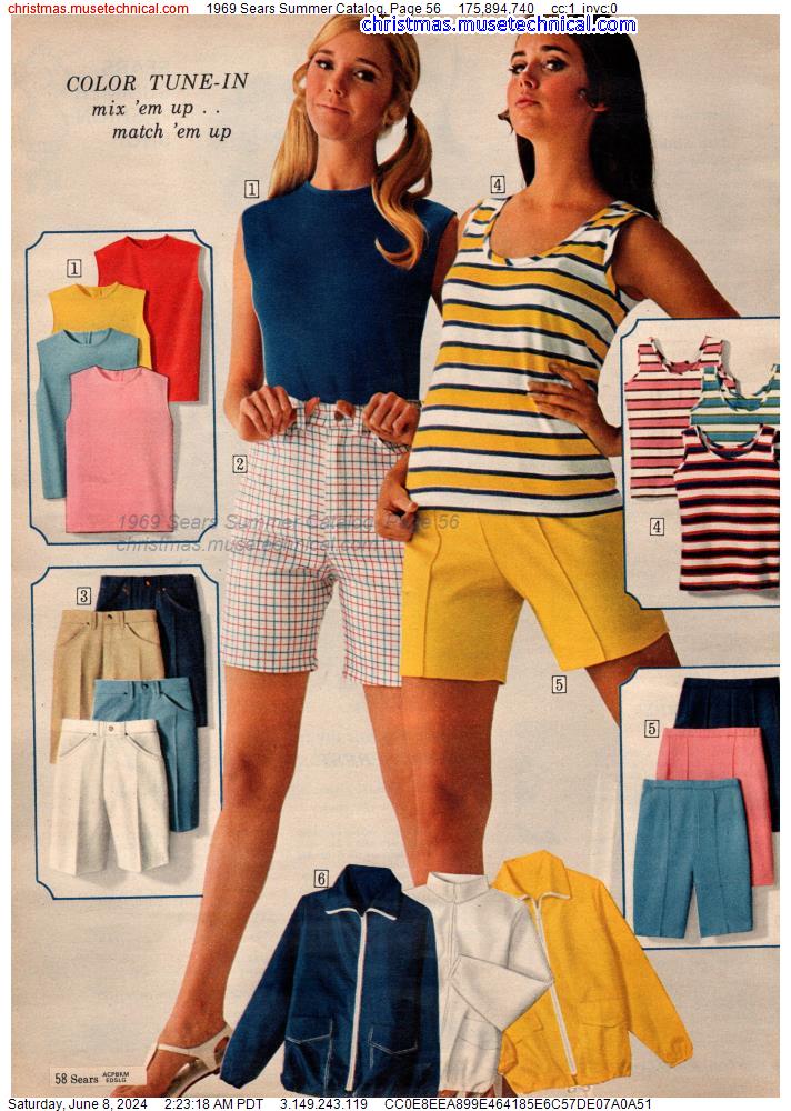 1969 Sears Summer Catalog, Page 56