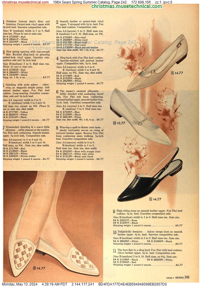 1964 Sears Spring Summer Catalog, Page 242