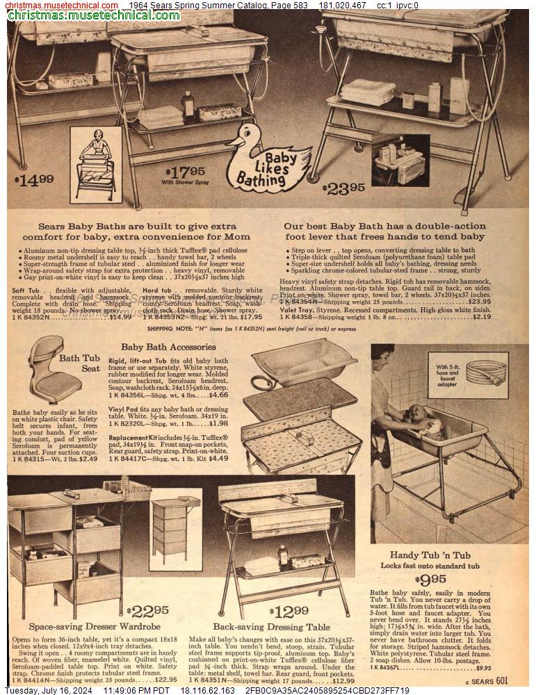 1964 Sears Spring Summer Catalog, Page 583