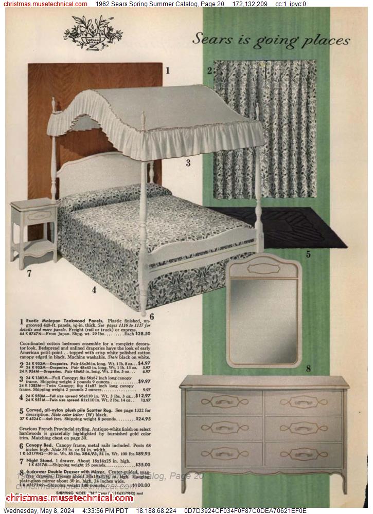1962 Sears Spring Summer Catalog, Page 20