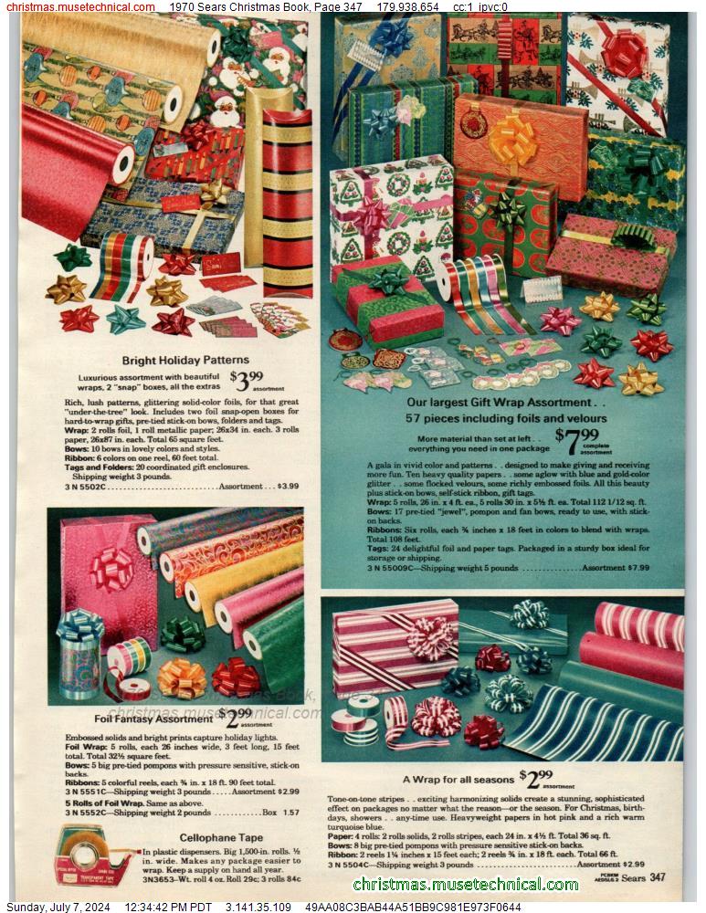 1970 Sears Christmas Book, Page 347