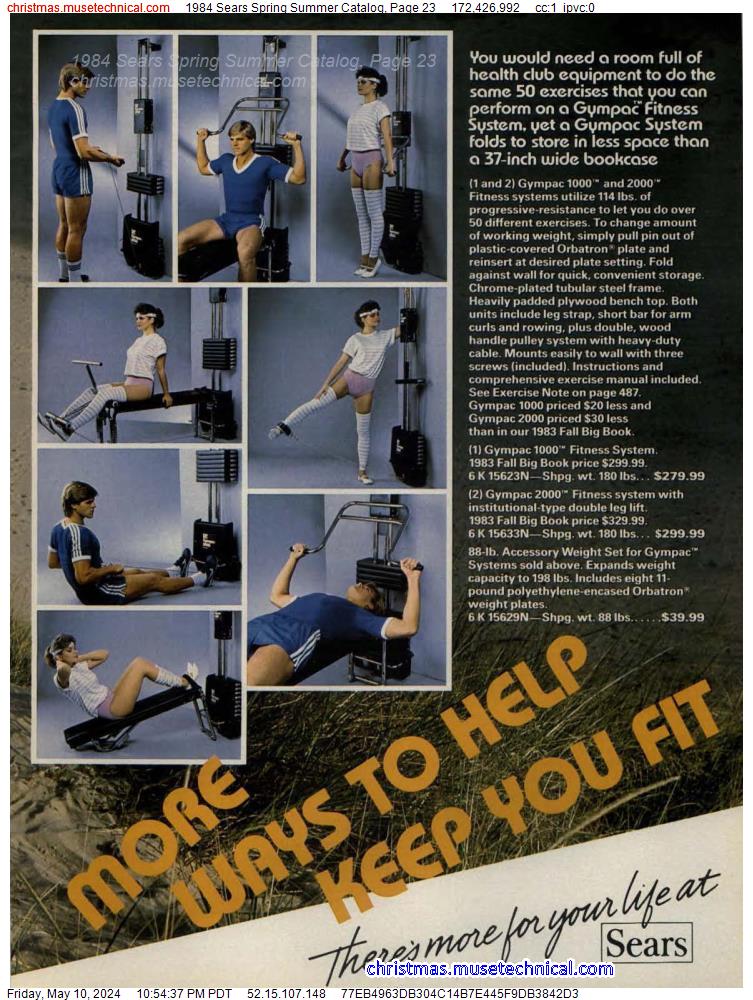 1984 Sears Spring Summer Catalog, Page 23