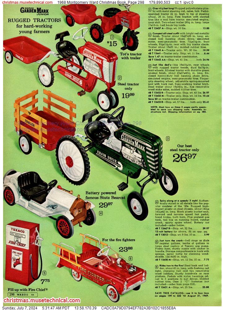 1968 Montgomery Ward Christmas Book, Page 298