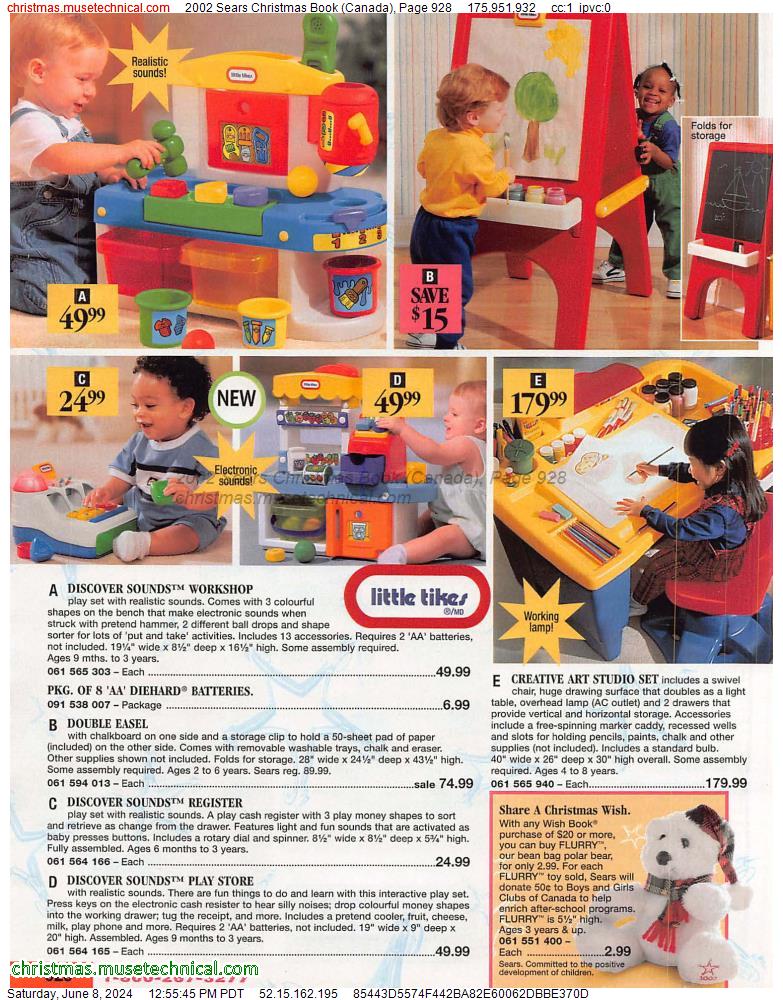 2002 Sears Christmas Book (Canada), Page 928
