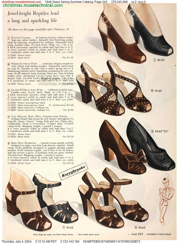 1946 Sears Spring Summer Catalog, Page 342