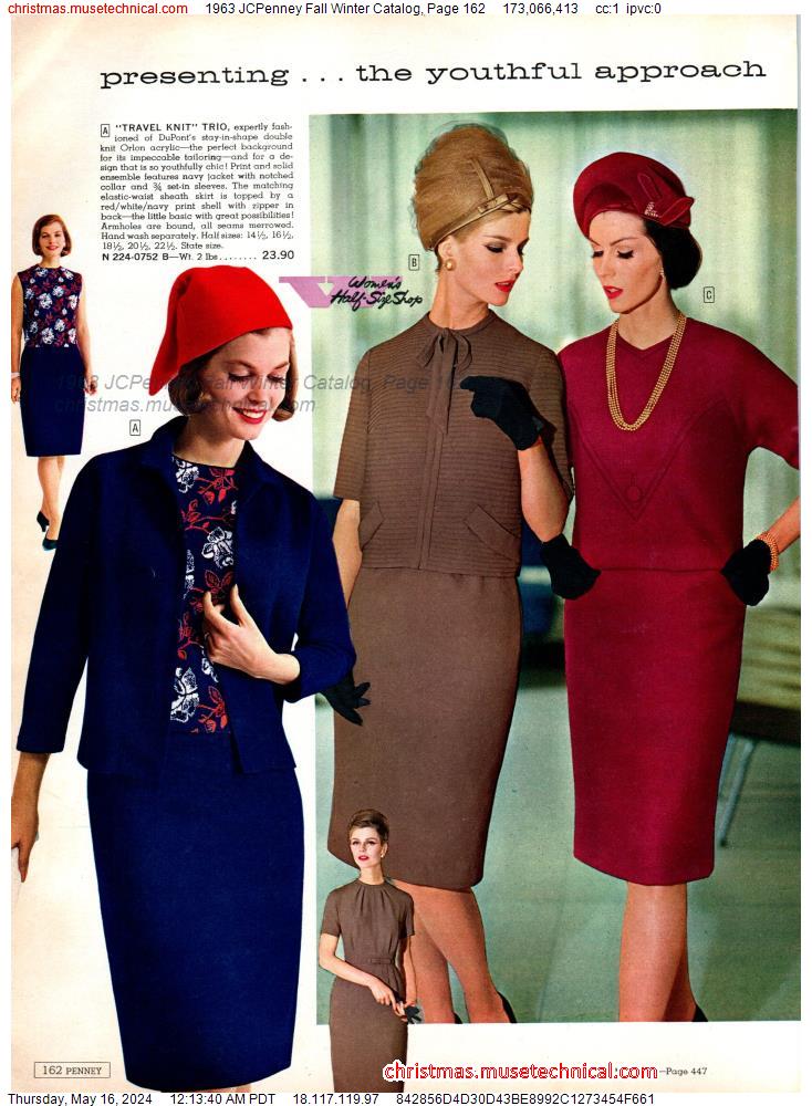 1963 JCPenney Fall Winter Catalog, Page 162