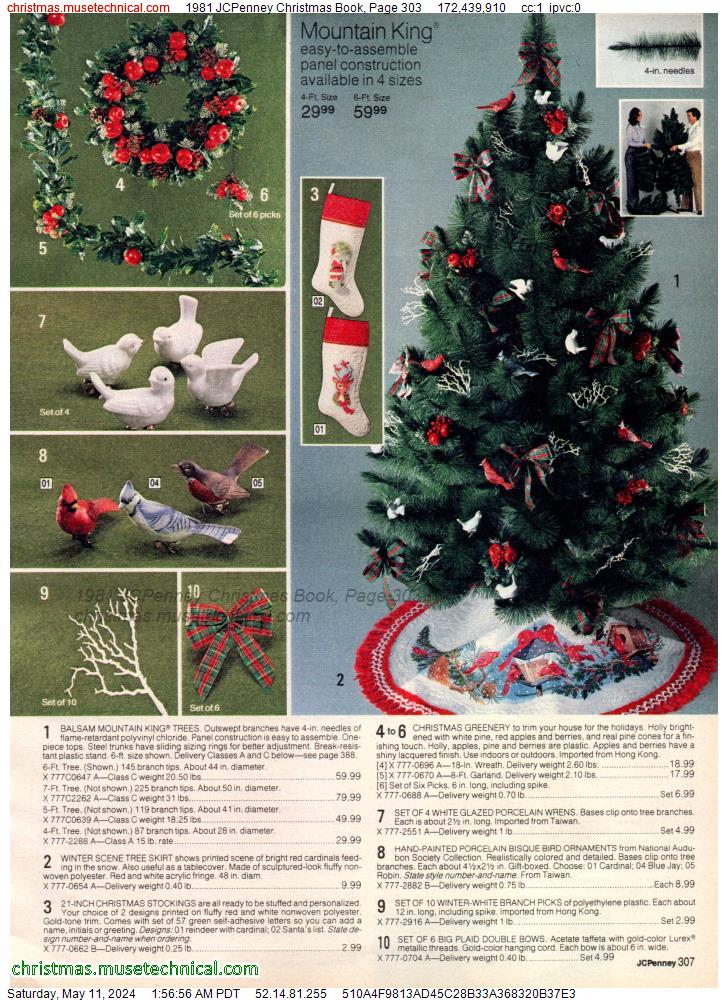 1981 JCPenney Christmas Book, Page 303