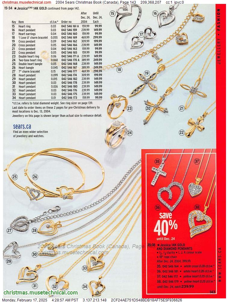 2004 Sears Christmas Book (Canada), Page 143