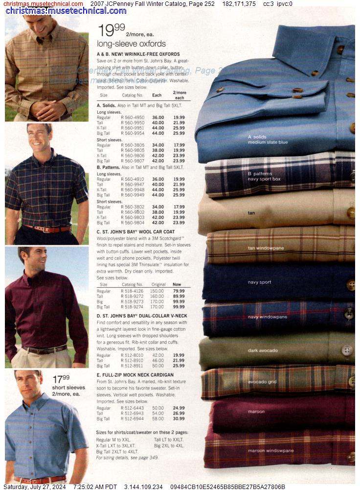 2007 JCPenney Fall Winter Catalog, Page 252