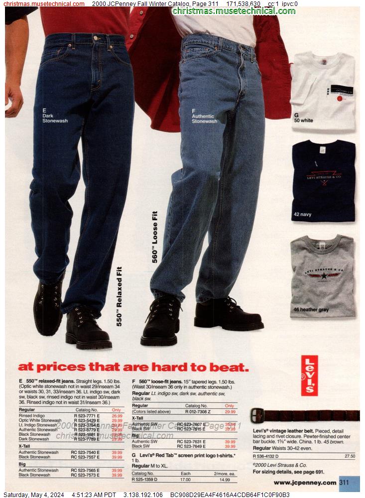 2000 JCPenney Fall Winter Catalog, Page 311