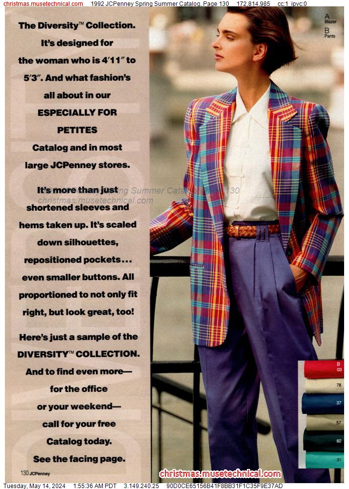 1992 JCPenney Spring Summer Catalog, Page 130