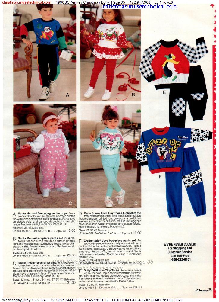 1990 JCPenney Christmas Book, Page 35