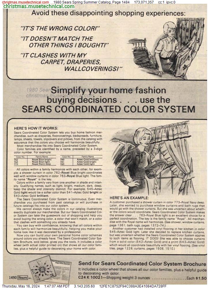 1980 Sears Spring Summer Catalog, Page 1484