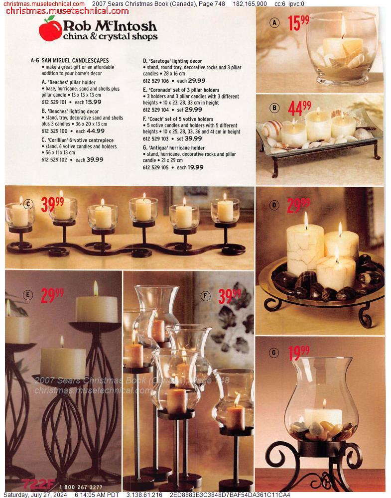 2007 Sears Christmas Book (Canada), Page 748