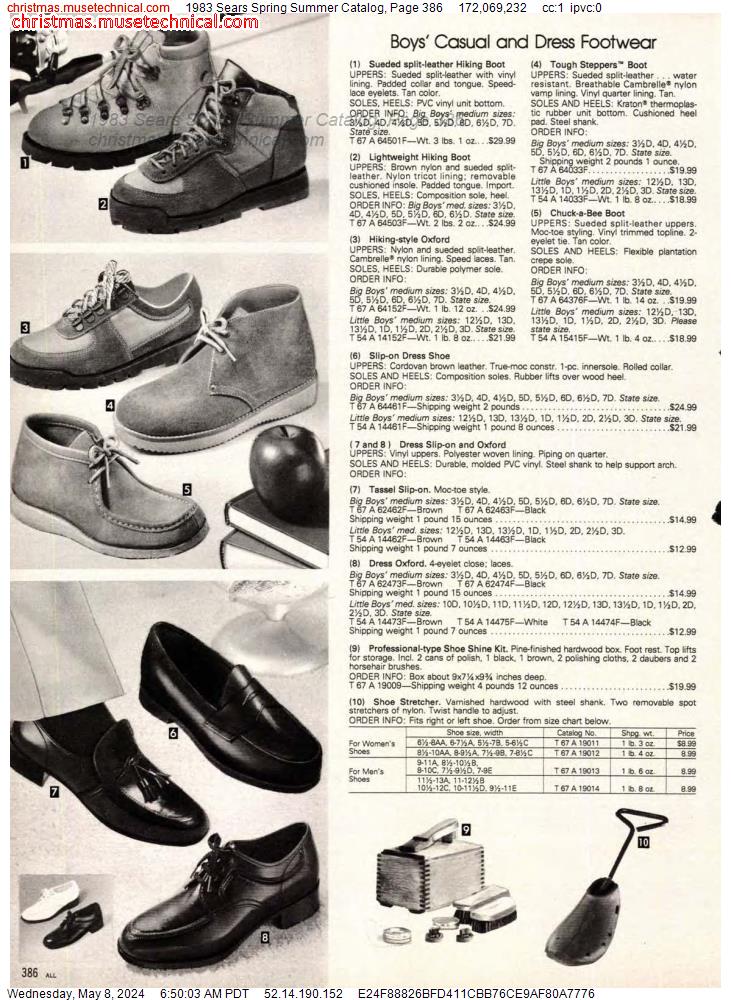 1983 Sears Spring Summer Catalog, Page 386