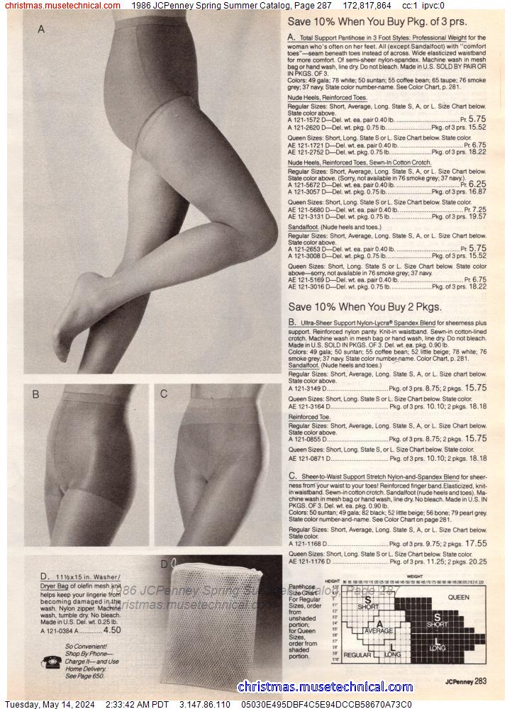 1986 JCPenney Spring Summer Catalog, Page 287