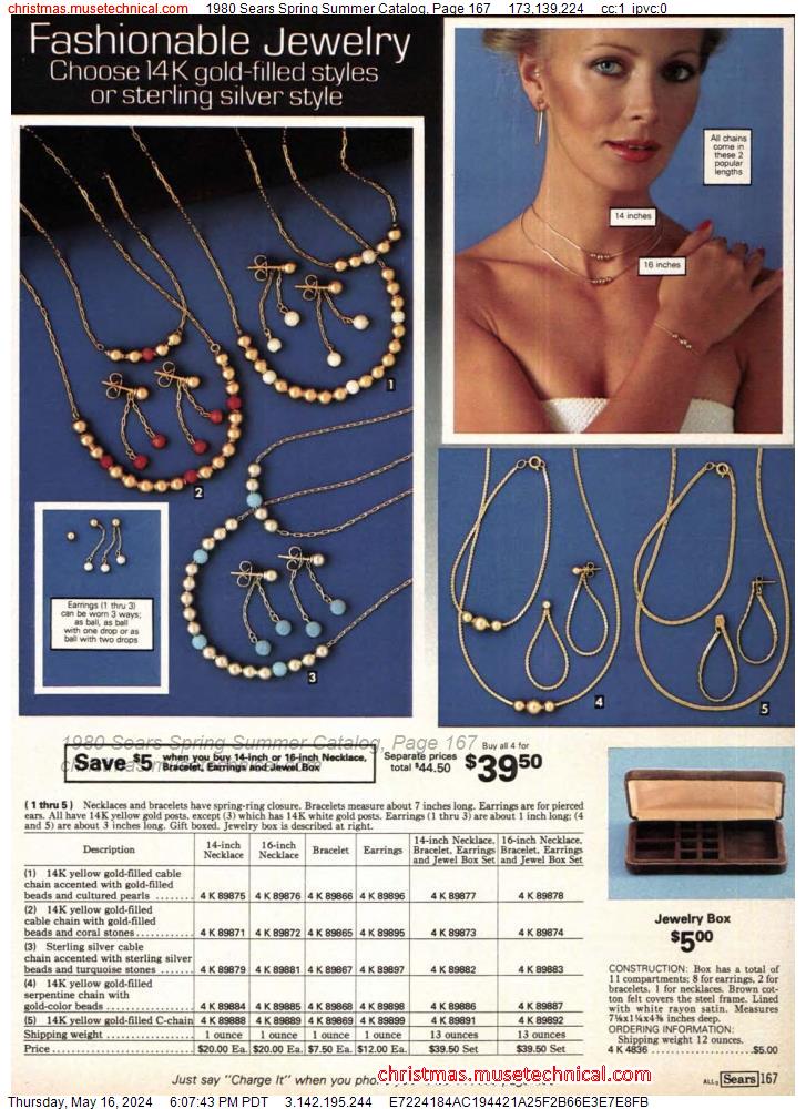 1980 Sears Spring Summer Catalog, Page 167