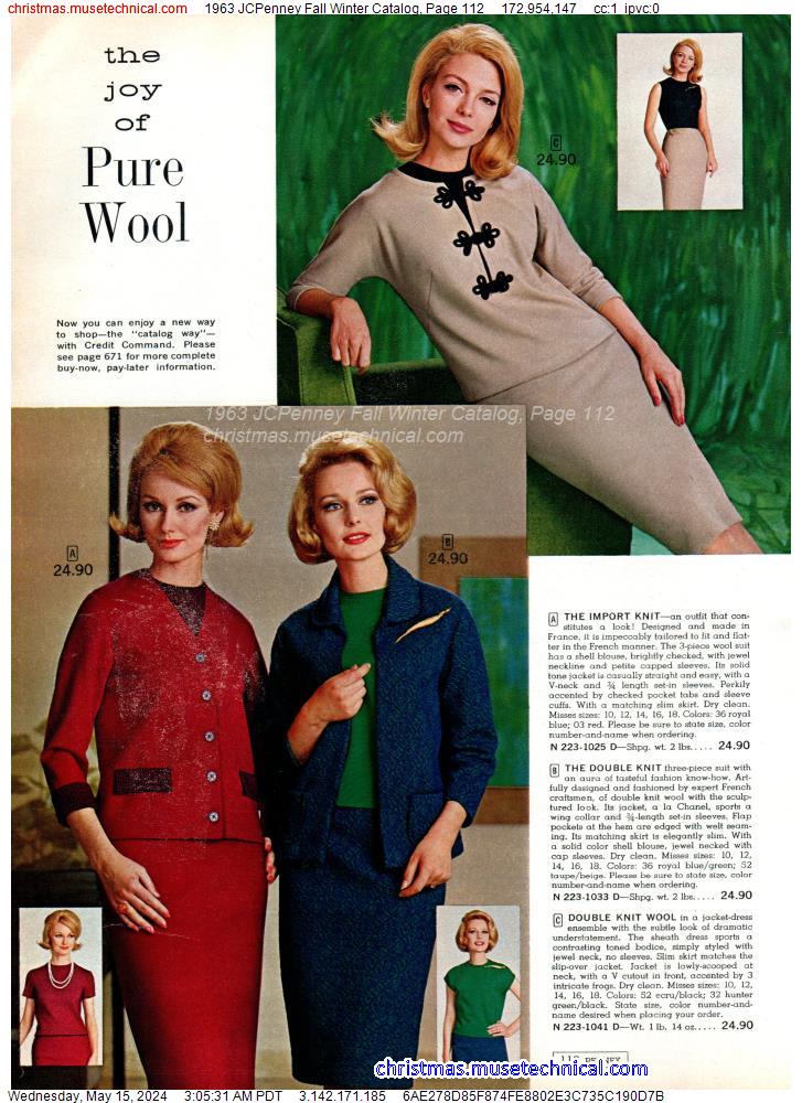 1963 JCPenney Fall Winter Catalog, Page 112