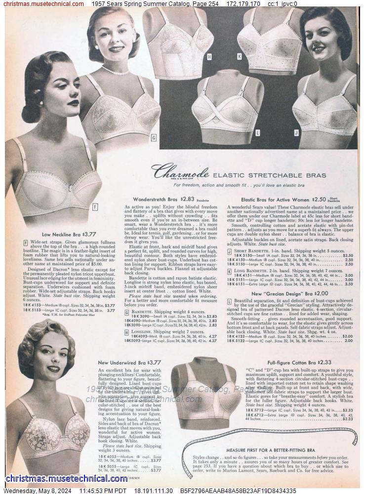 1957 Sears Spring Summer Catalog, Page 254