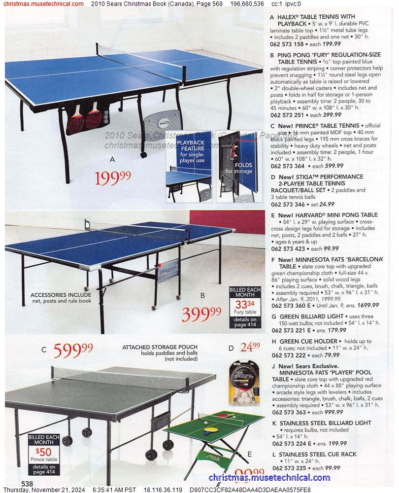 2010 Sears Christmas Book (Canada), Page 568