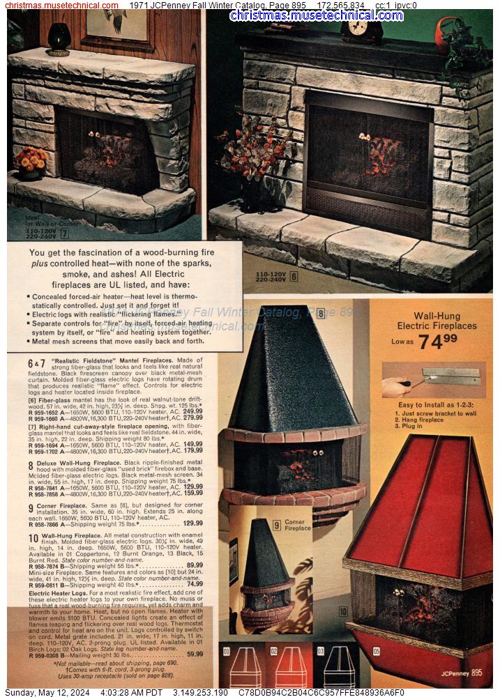 1971 JCPenney Fall Winter Catalog, Page 895