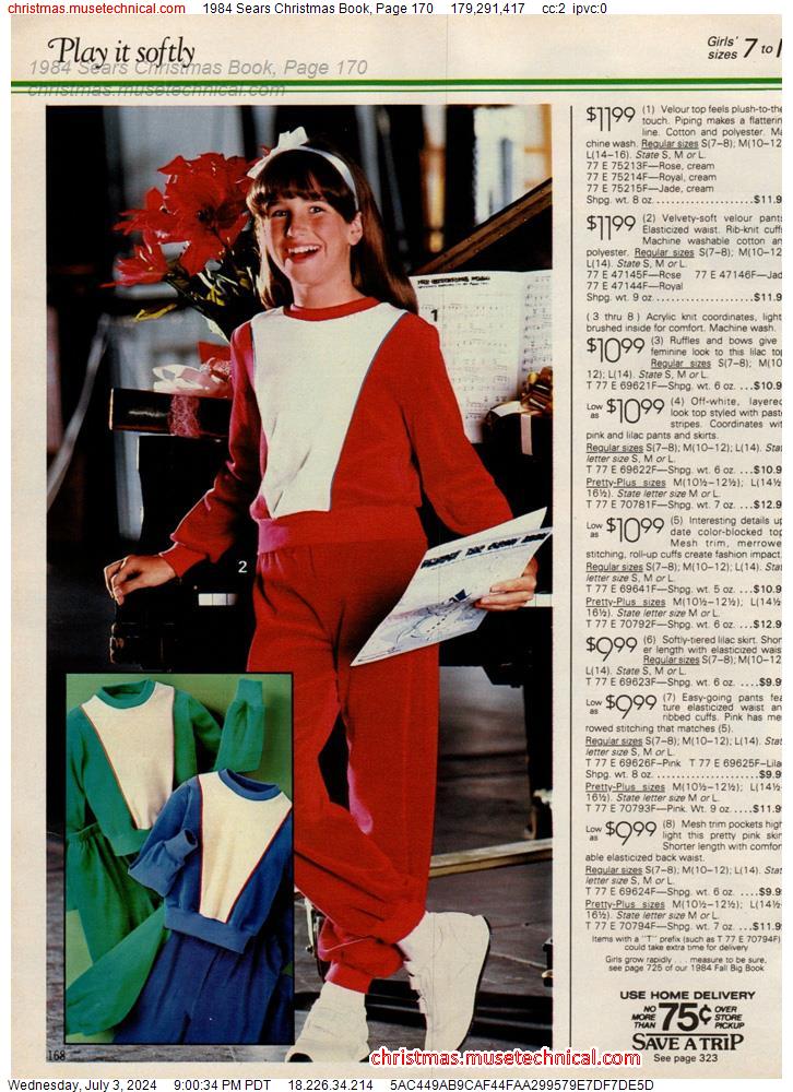 1984 Sears Christmas Book, Page 170
