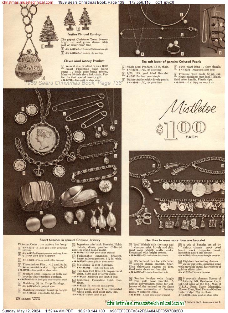1959 Sears Christmas Book, Page 138