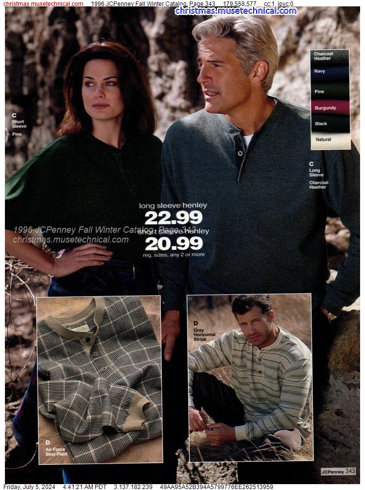 1996 JCPenney Fall Winter Catalog, Page 343