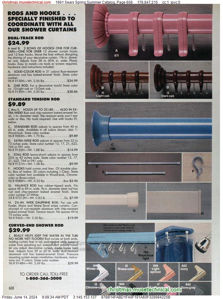 1991 Sears Spring Summer Catalog, Page 608