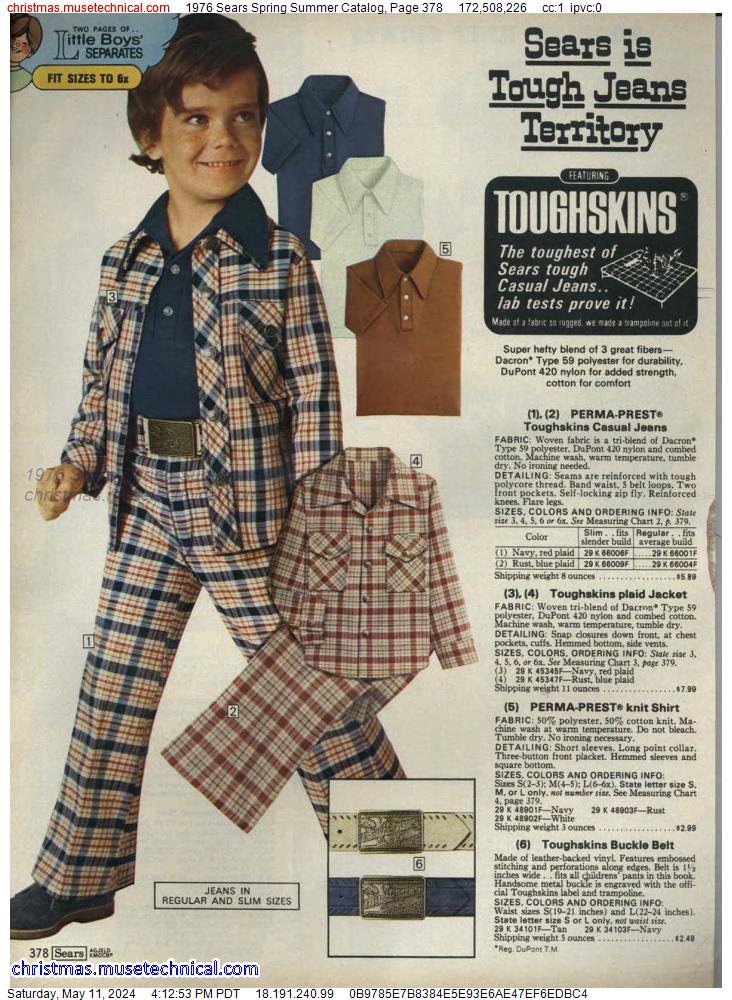 1976 Sears Spring Summer Catalog, Page 378