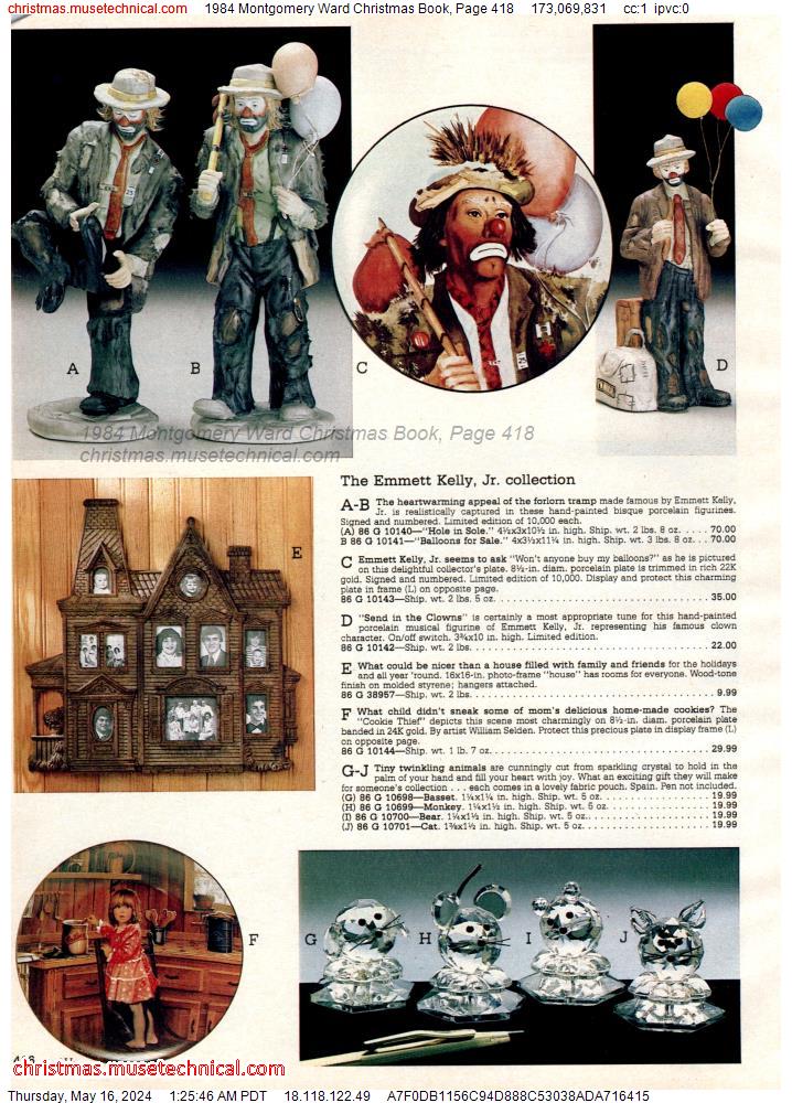 1984 Montgomery Ward Christmas Book, Page 418