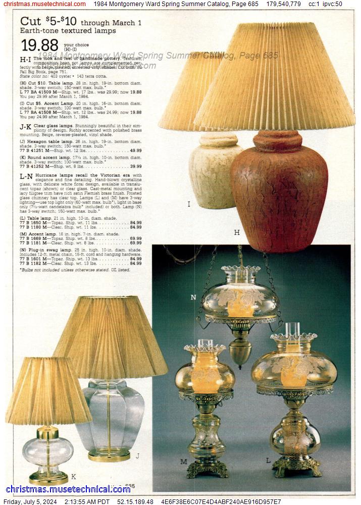 1984 Montgomery Ward Spring Summer Catalog, Page 685