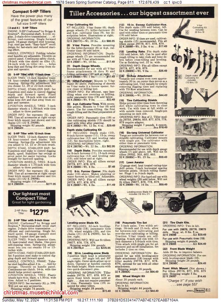 1978 Sears Spring Summer Catalog, Page 811