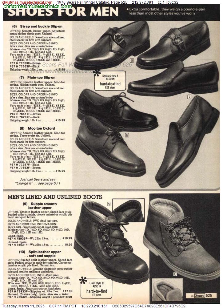 1976 Sears Fall Winter Catalog, Page 525