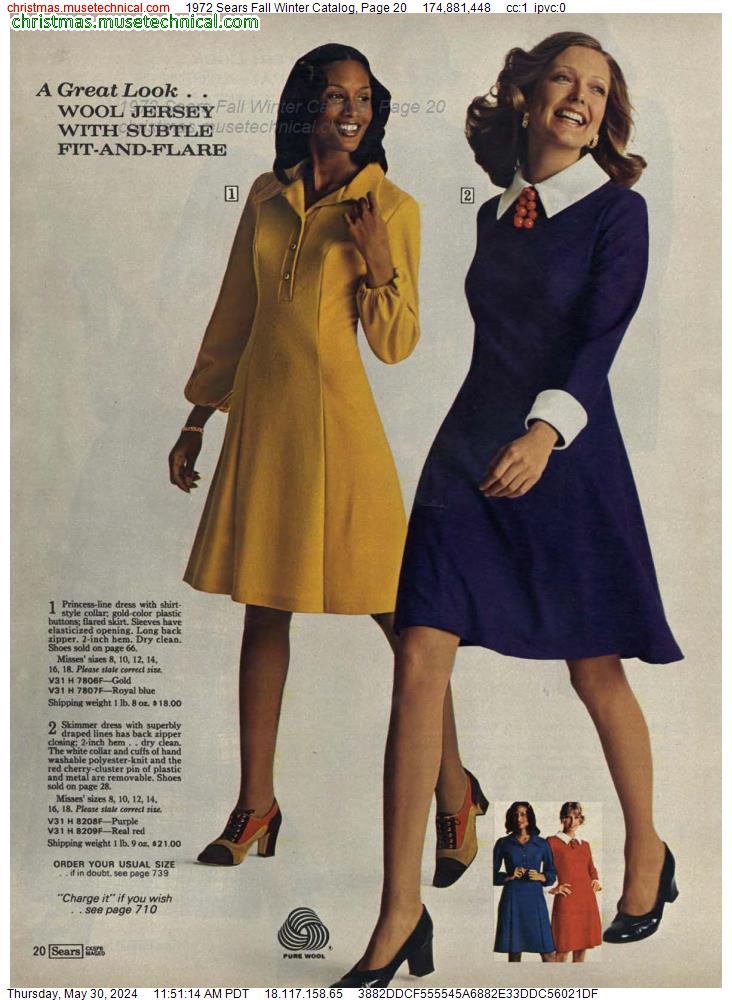 1972 Sears Fall Winter Catalog, Page 20