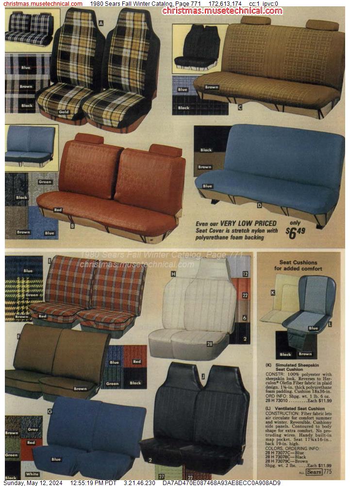 1980 Sears Fall Winter Catalog, Page 771