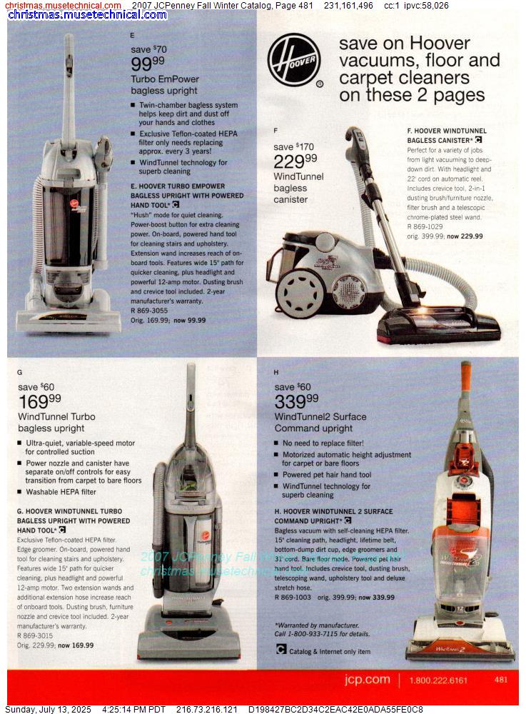 2007 JCPenney Fall Winter Catalog, Page 481