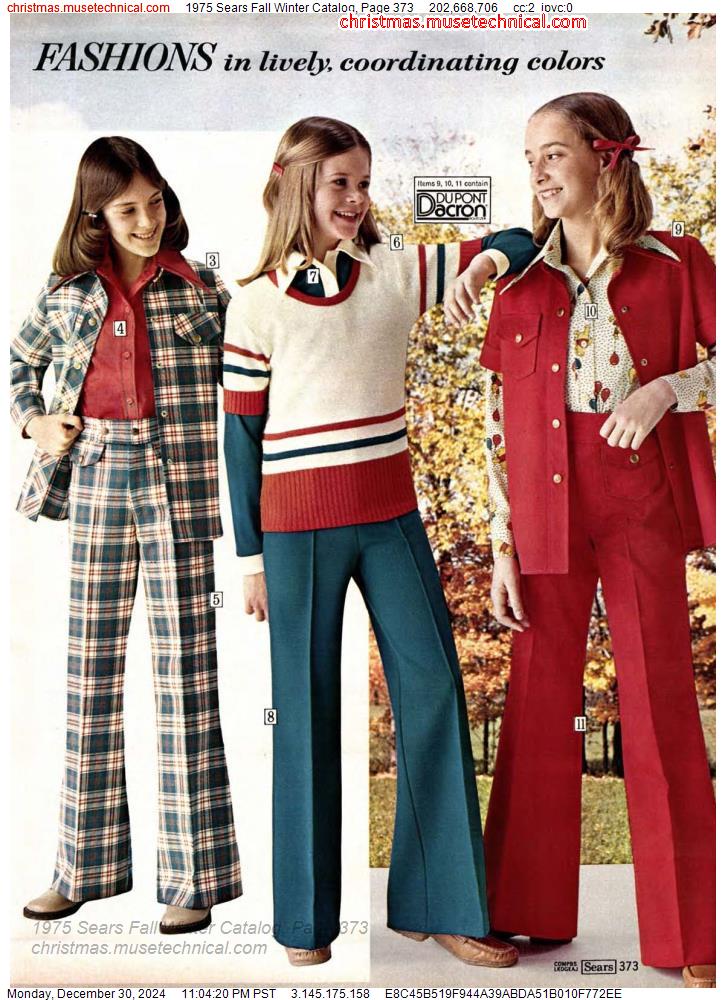 1975 Sears Fall Winter Catalog, Page 373