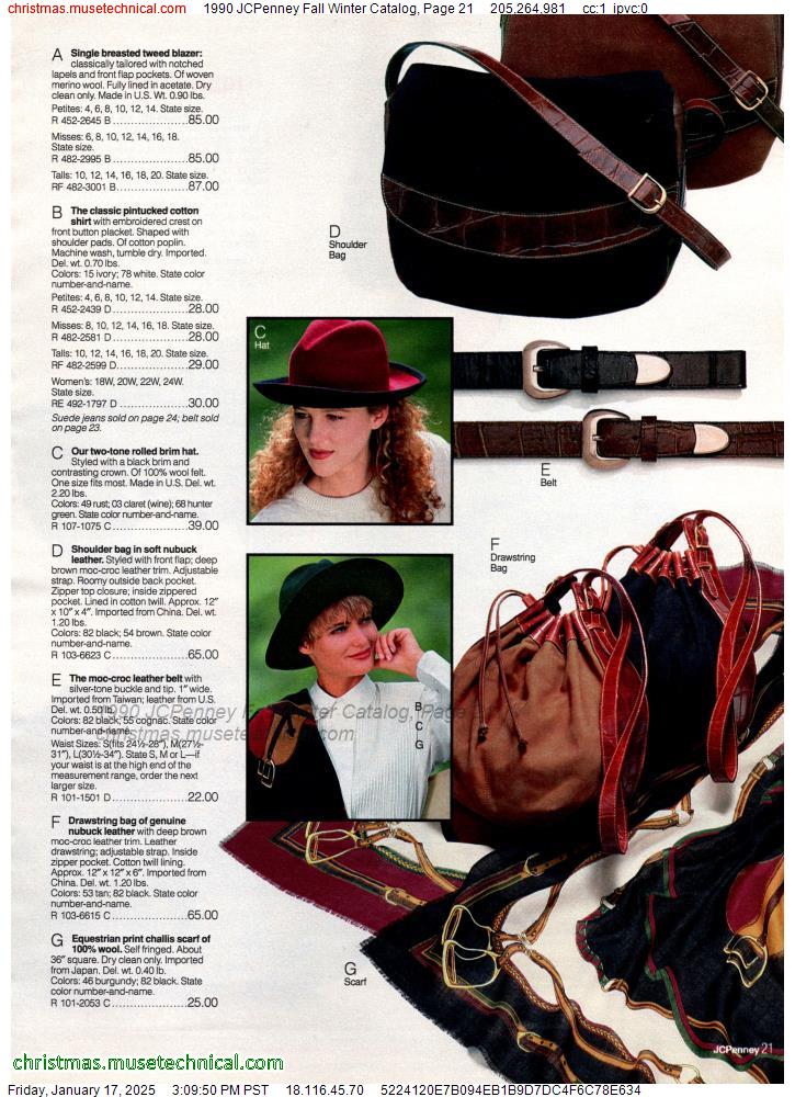 1990 JCPenney Fall Winter Catalog, Page 21