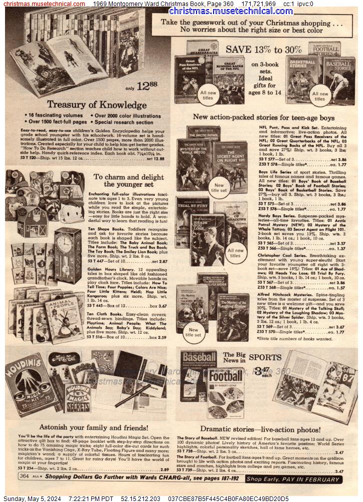 1969 Montgomery Ward Christmas Book, Page 360