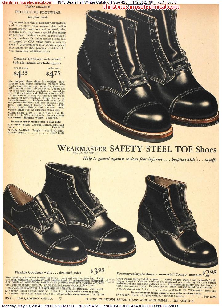 1943 Sears Fall Winter Catalog, Page 428