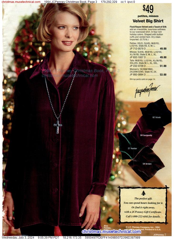 1994 JCPenney Christmas Book, Page 3