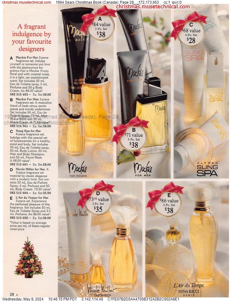 1994 Sears Christmas Book (Canada), Page 28