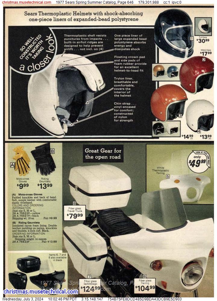 1977 Sears Spring Summer Catalog, Page 646