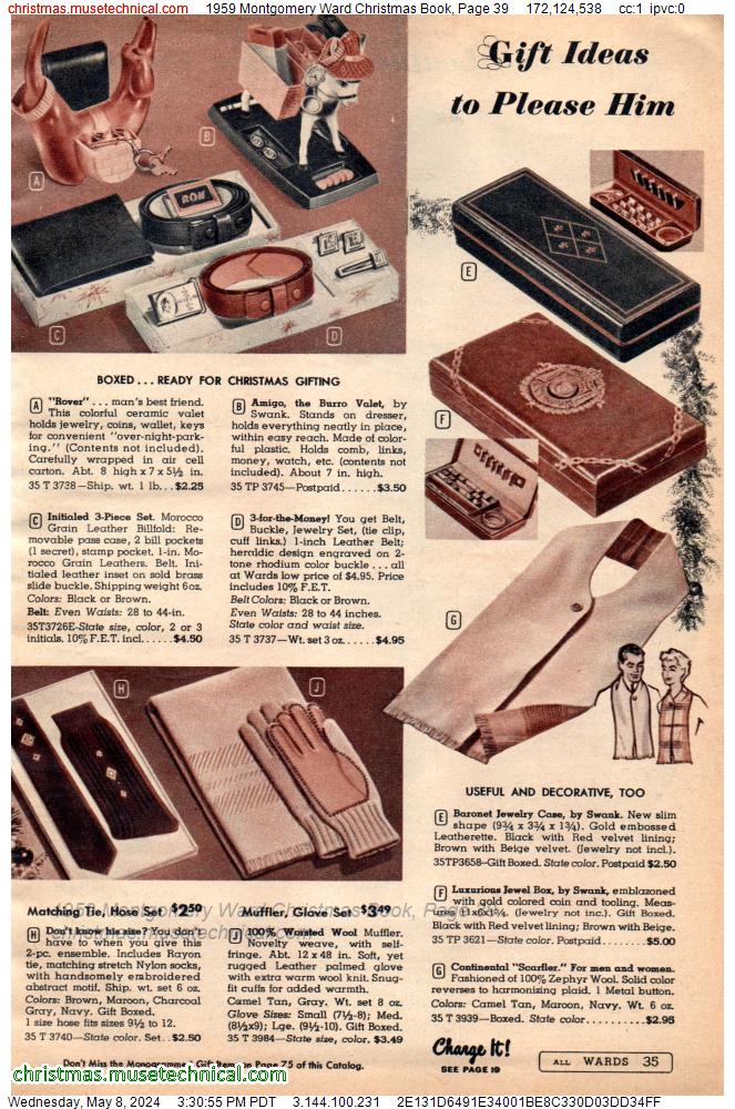 1959 Montgomery Ward Christmas Book, Page 39